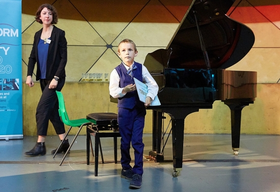 Boy with Grand Piano - Dulwich